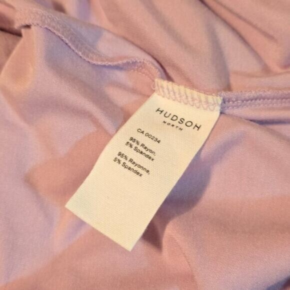 Hudson North Lavender Long Sleeve Tee- Size Extra Large - Picture 5 of 7